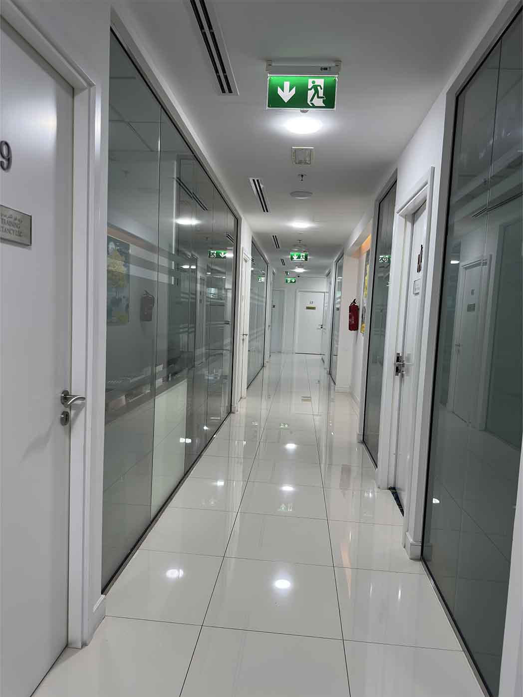 Office corridor at Midtown Business Center