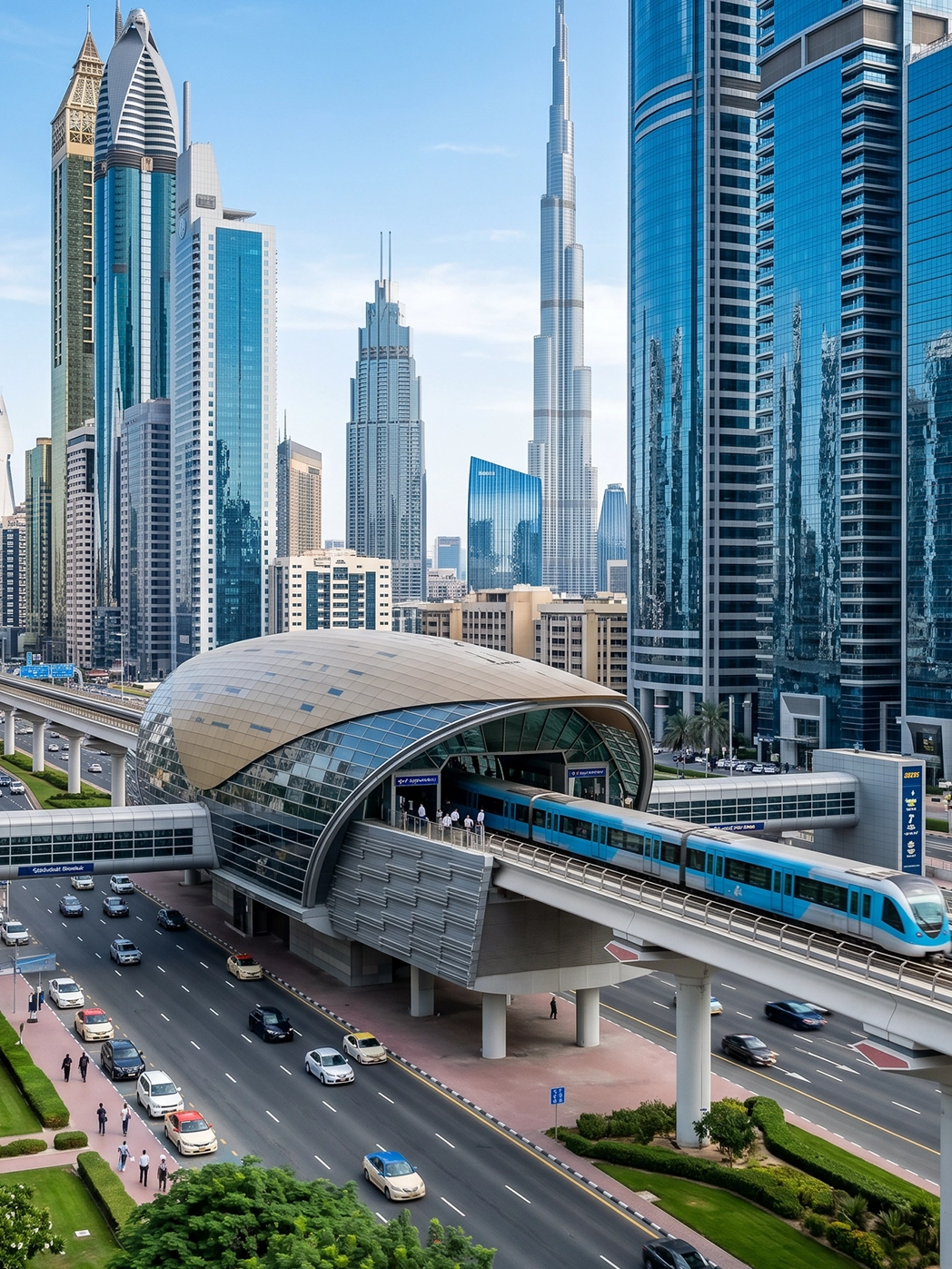 Financial Centre Metro access near the office